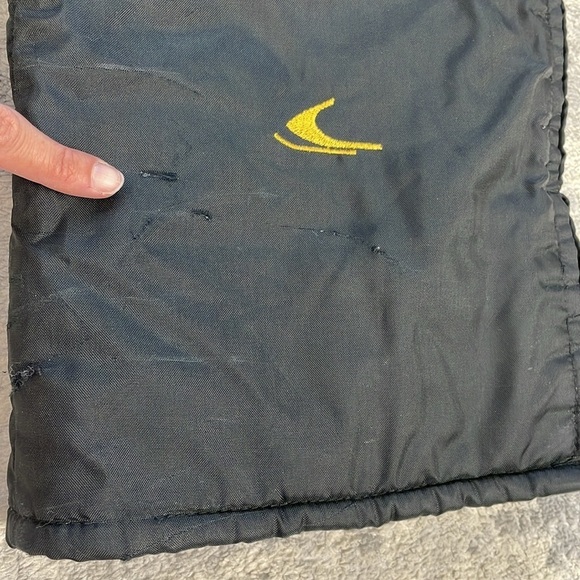 Vintage Bombardier Sportwear Insulated Ski Snow Bib Black Made in USA - Picture 11 of 14